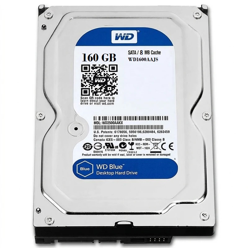 هارد دیسک اینترنال وسترن دیجیتال مدل WD1600AAJS ظرفیت 160گیگابایت