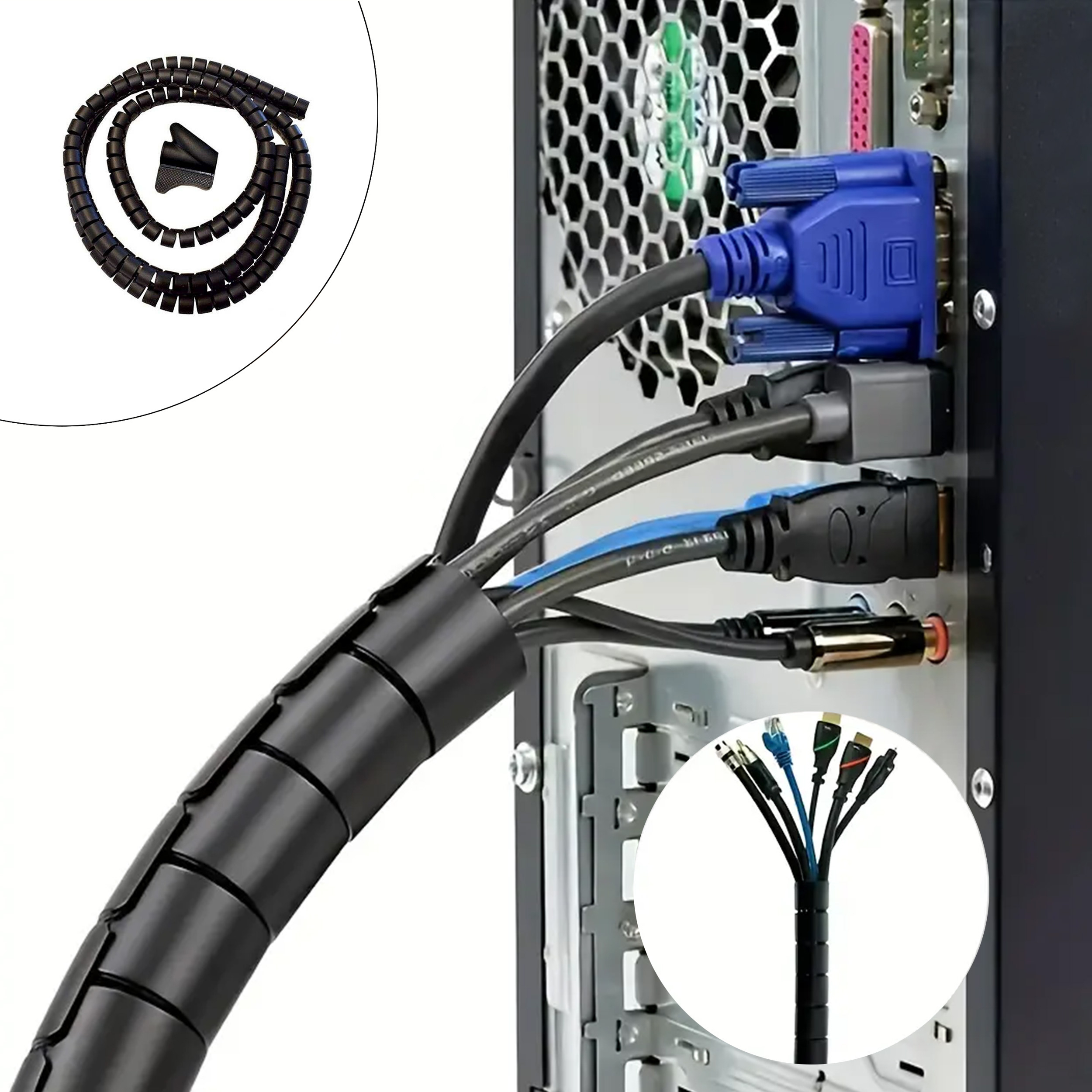 نظم دهنده سیم و کابل سیم زیپ مدل s16m طول 2 متر