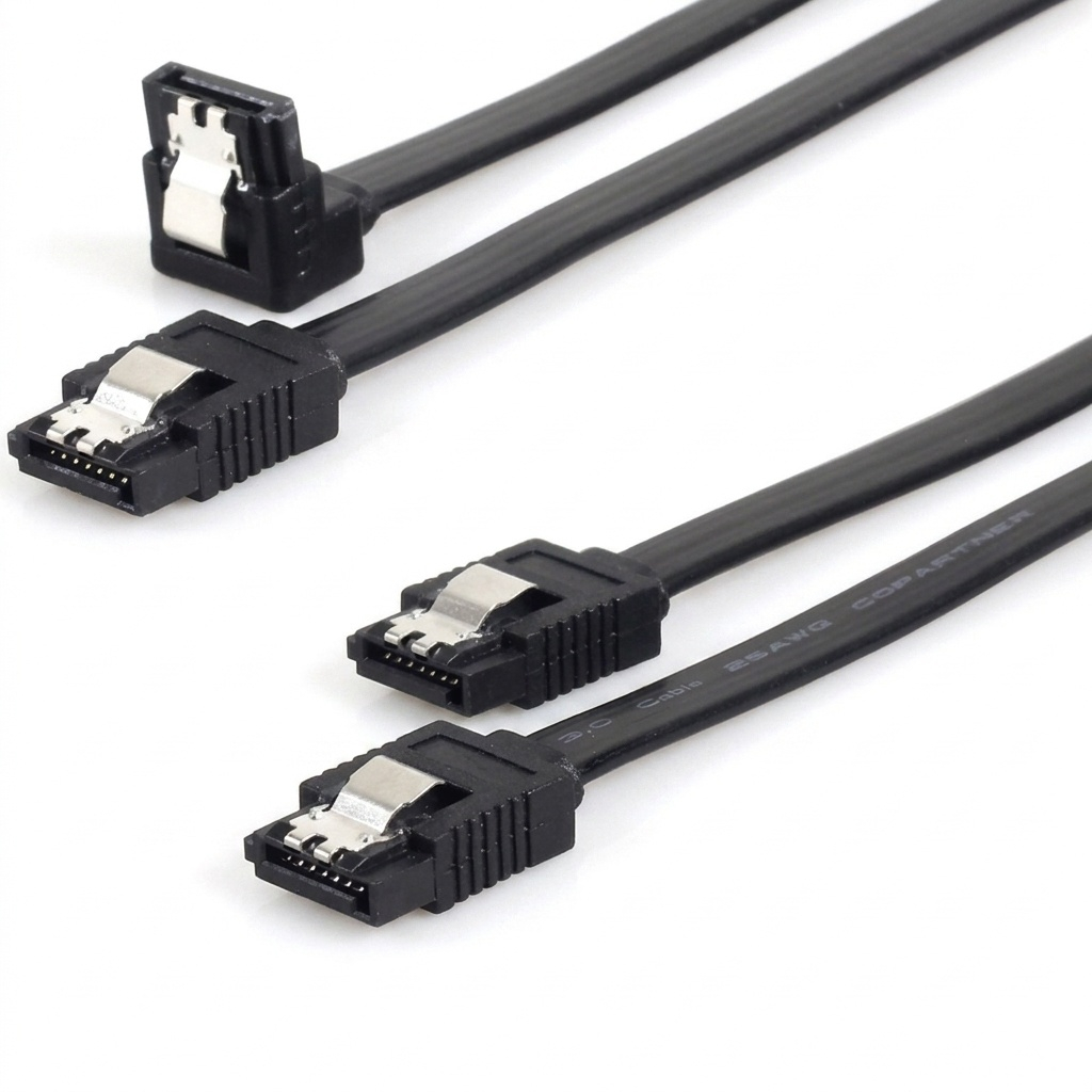 کابل دیتا SATA 3 مدل 12CF1 طول 0.5 متر بسته 2 عددی